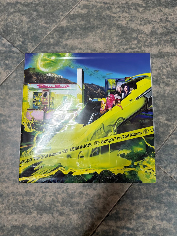 KPOP aespa lemonade yellow vinyl