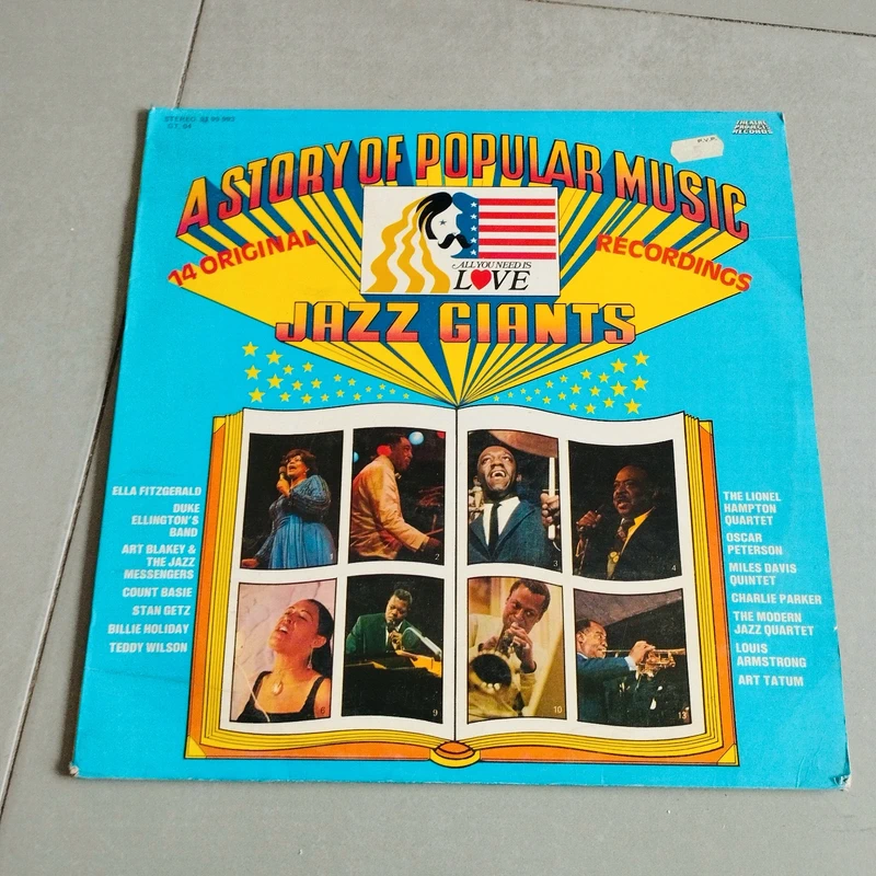 Vinilo LP Jazz Giants – A Story Of Popular Music (1977) Colección