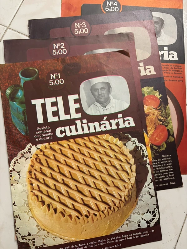 Mítica Tele culinária faz 40 anos e temos do 1 ao n4
