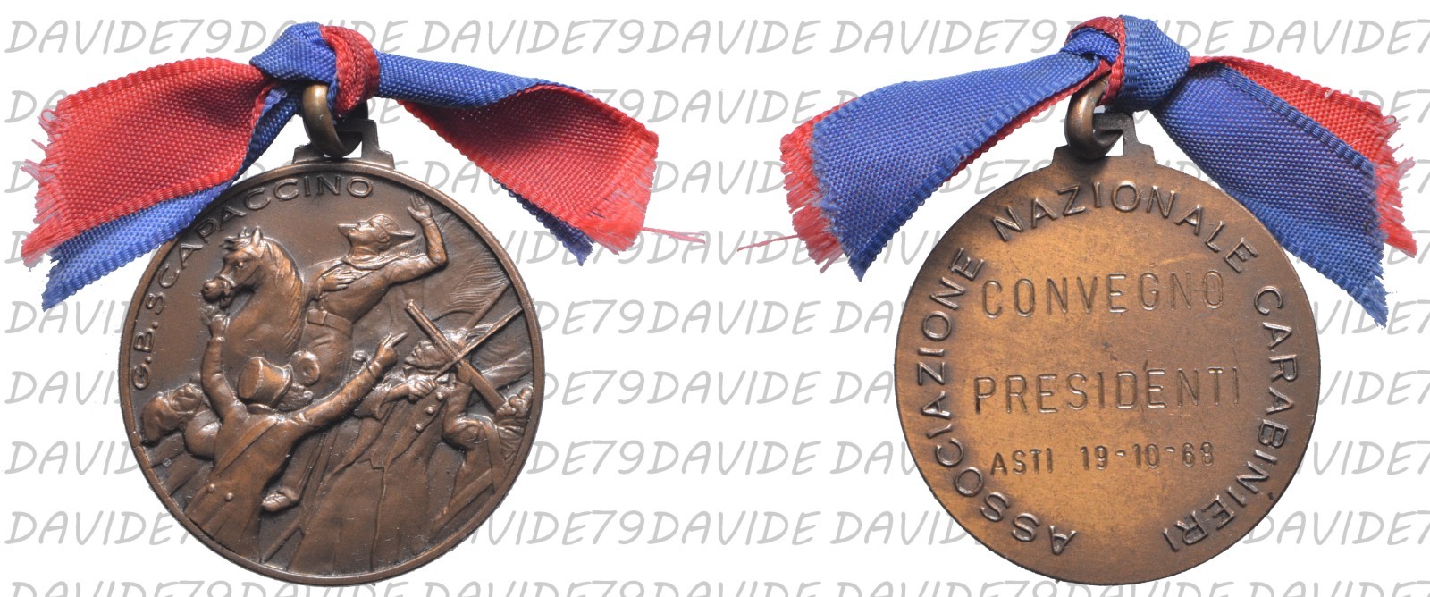 01081] MEDAGLIA ASSOCIAZIONE  NAZIONALE CARABINIERI - CONVEGNO PRESIDENTI 1989