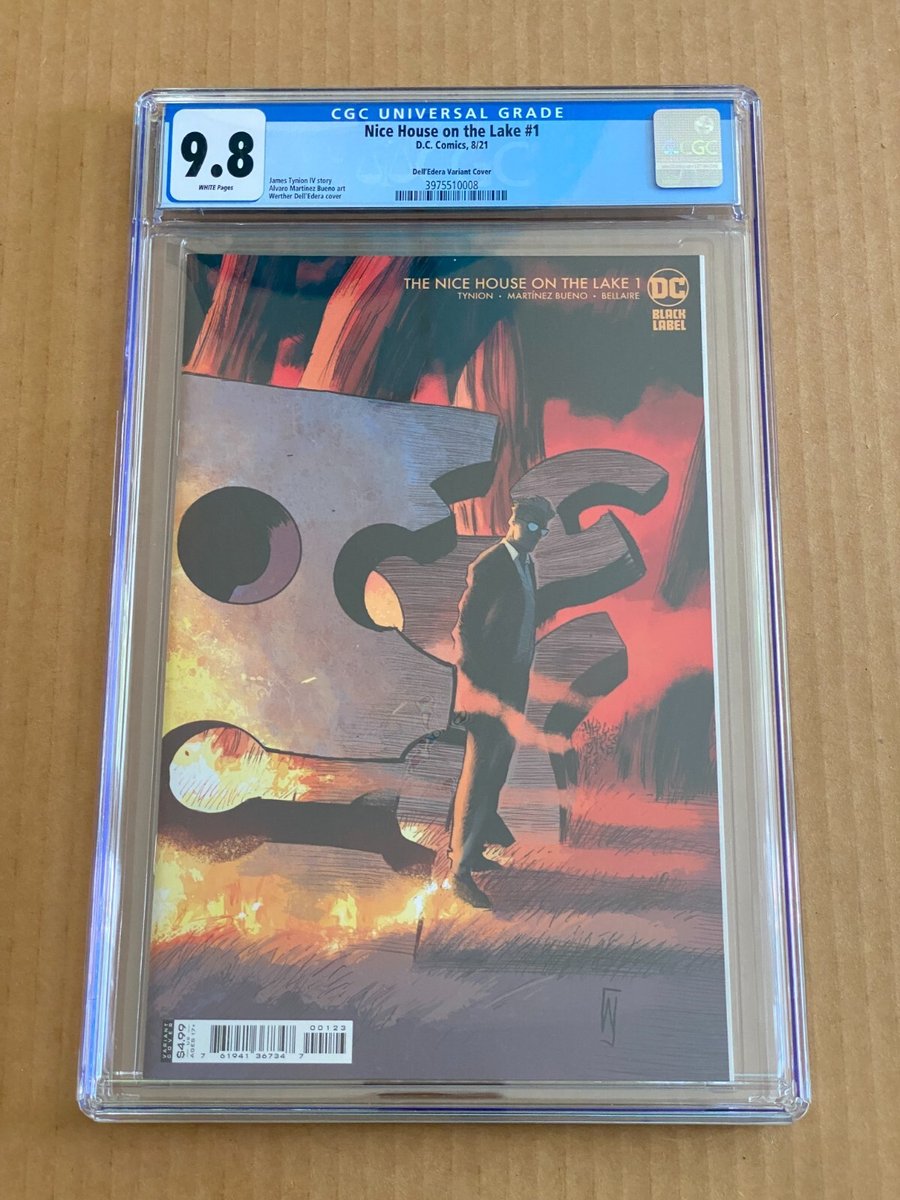 Nice House on the Lake #1 CGC 9.8 1:25 Variante Dell'Edera | Tynion | DC Comics 