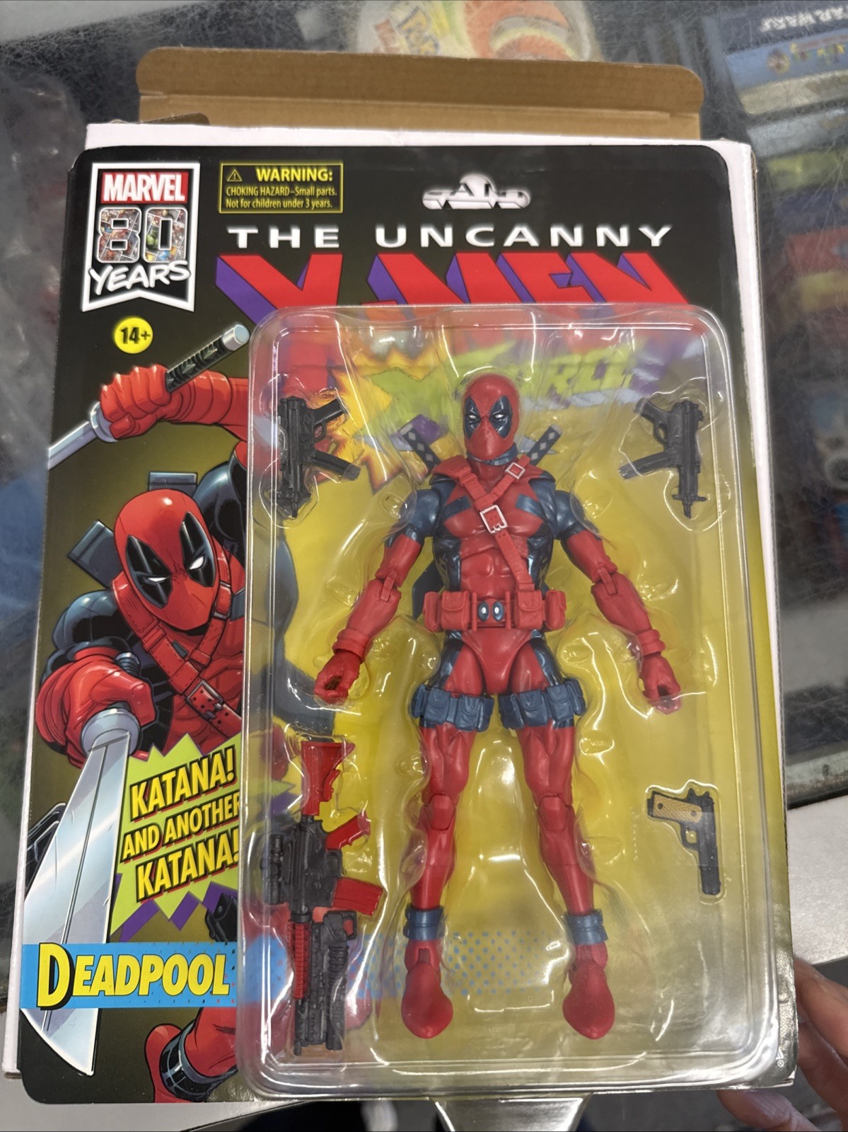 Marvel Legends Series 80th Anniversary Deadpool Action Figure ~ NEW