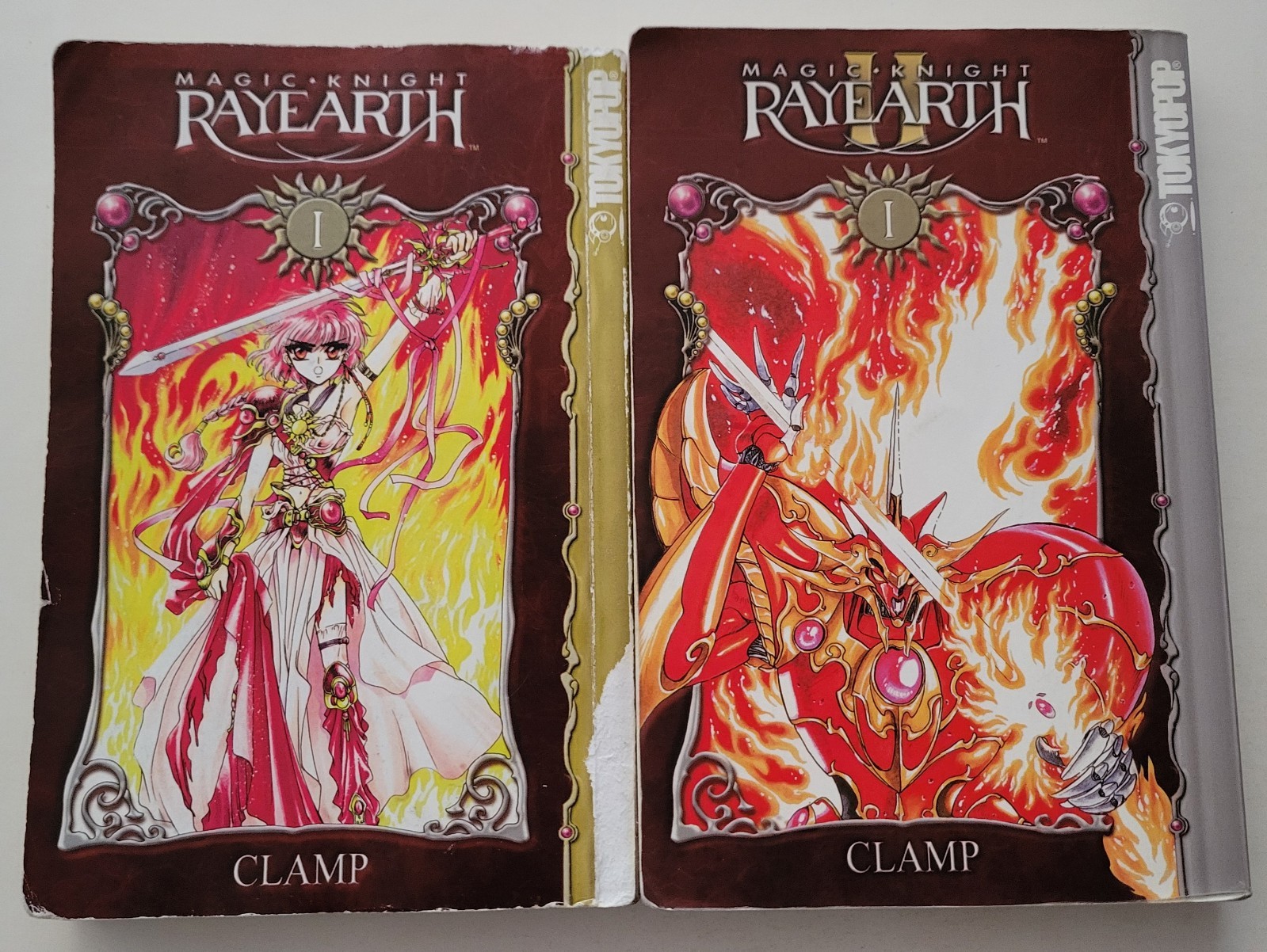 Magic Knight Rayearth 1 & 2, Vol.1 (2002, 2004 Manga Inglese Tokyopop) di Clamp