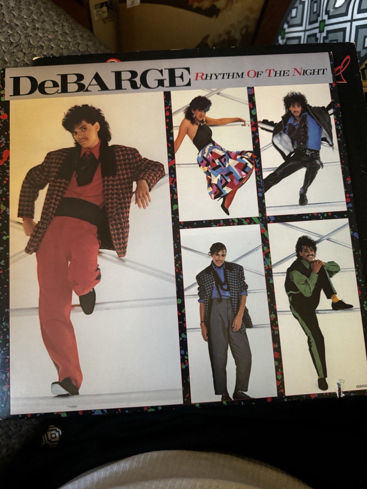 El Debarge Rhythm of The Night Vinyl LP Promotional Press 1985 NM Condition Rare
