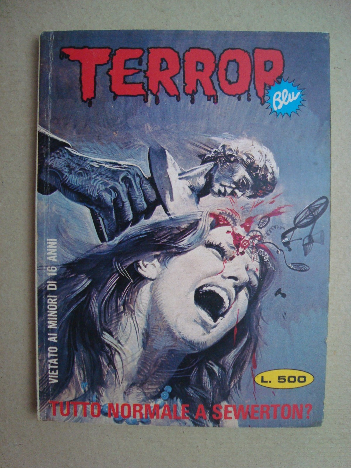 terror blu n°101 ed. ediperiodici 1981