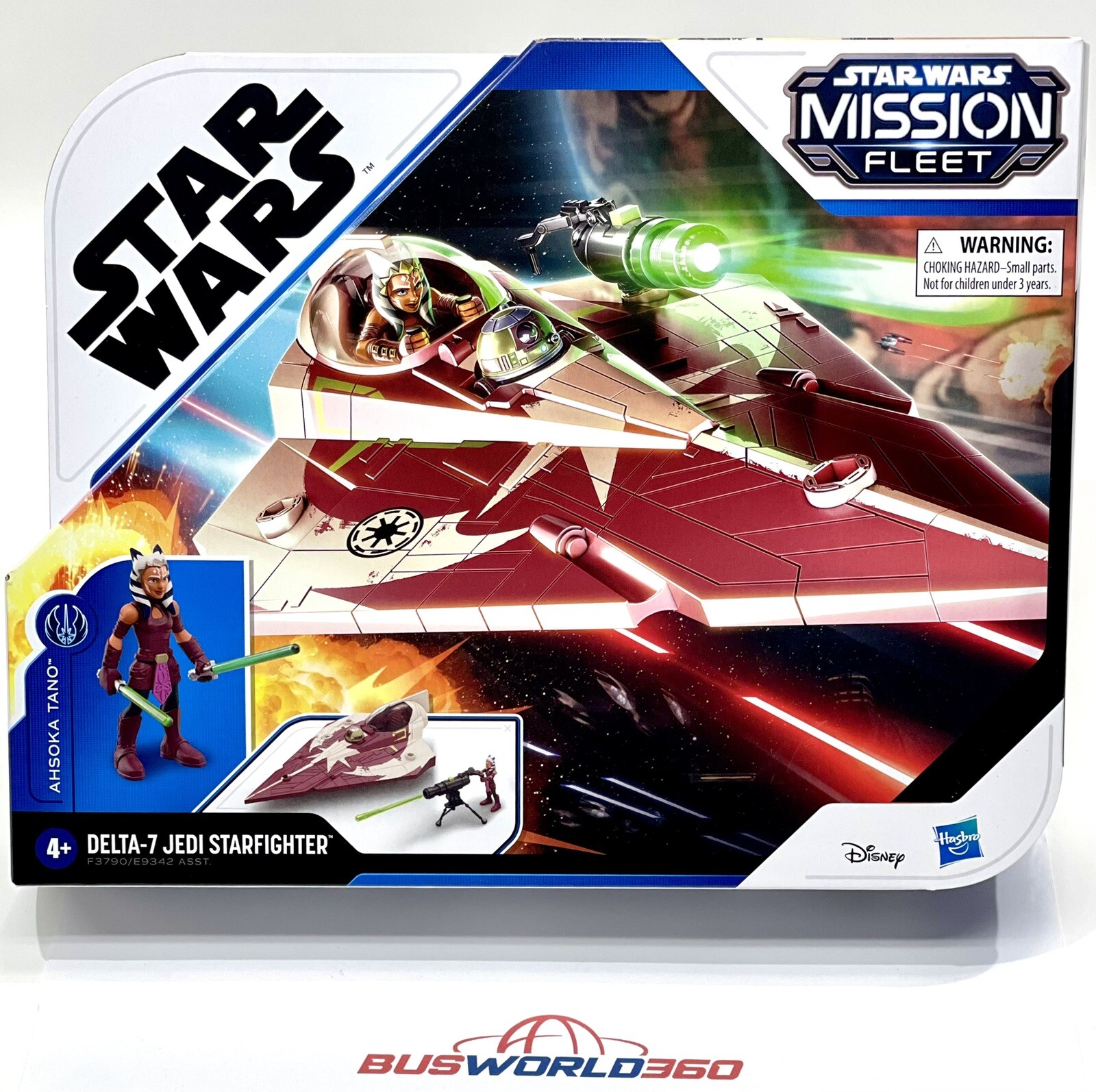Star Wars Mission Fleet Ashoka Tano Delta-7 Jedi Starfighter Hasbro (Brand New)