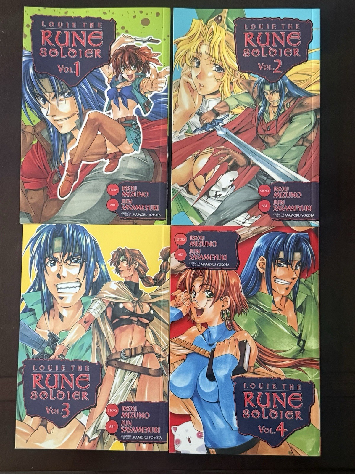 Rune Soldier serie manga volumi completi 1, 2, 3 e 4
