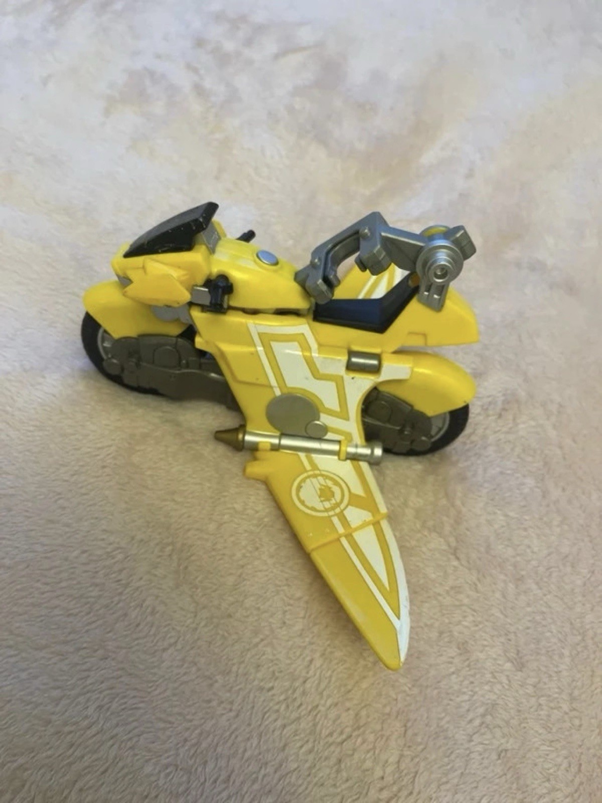 Ninja Storm Yellow Glider Cycle Power Rangers Bandai 2002