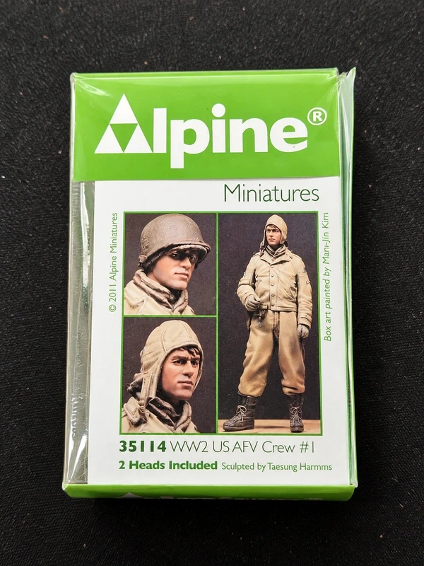 Alpine Miniatures 35115 – WW2 US AFV Crew #2 – 1/35