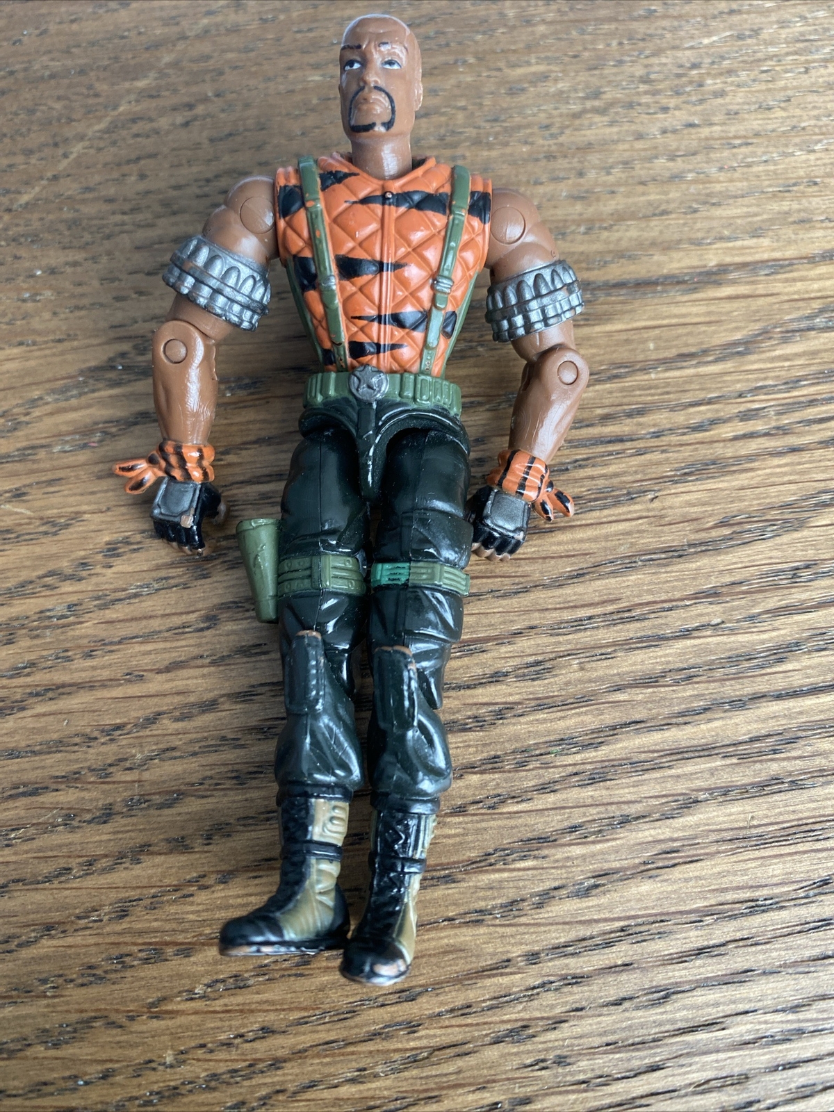 2003 GI Joe vs Cobra ROADBLOCK Heavy Machine Gunner (v9) Figura Hasbro, sciolto
