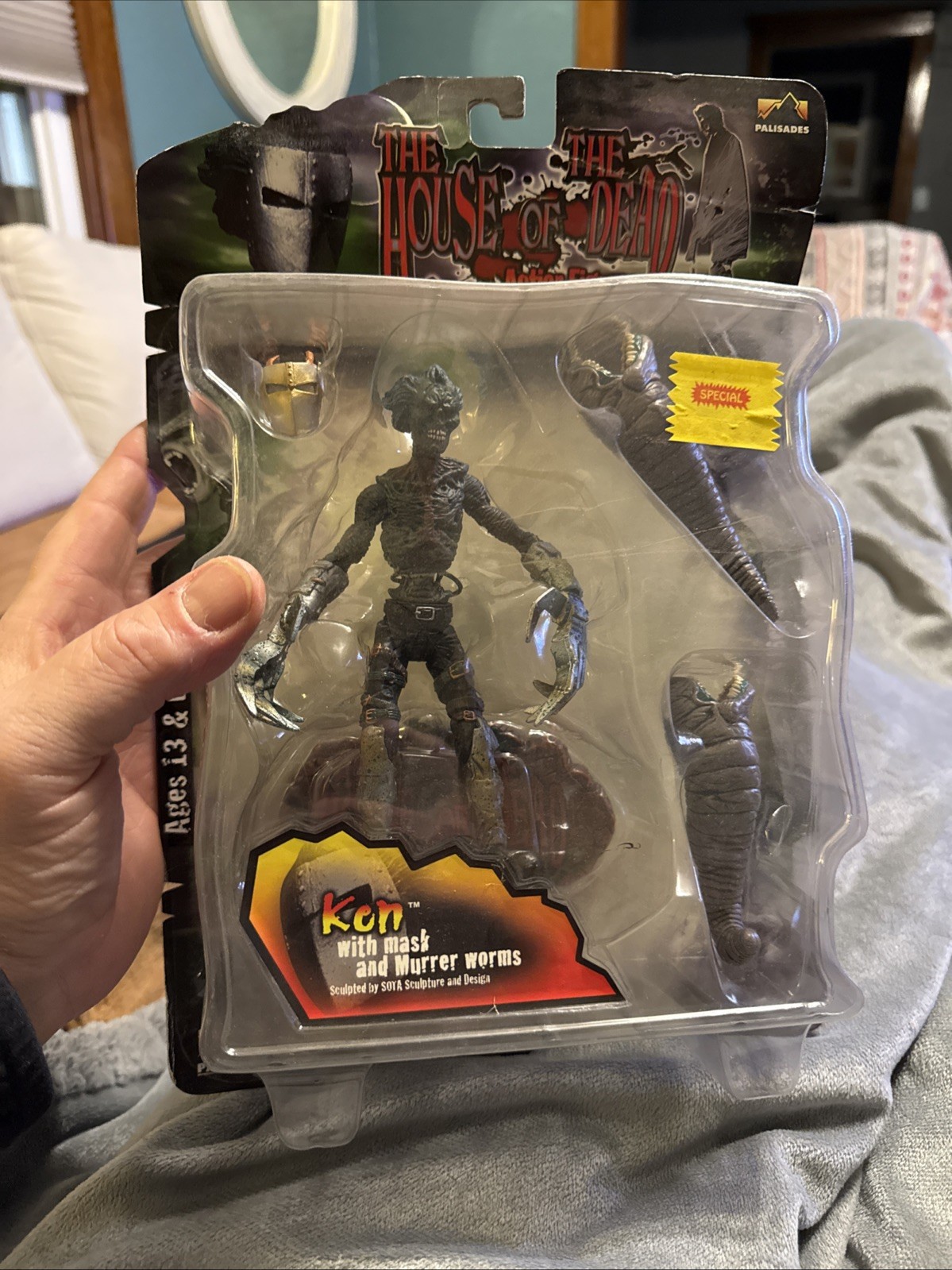 The House of The Dead Ken with Mask and Murder Worms Palisades Brand New 2000
