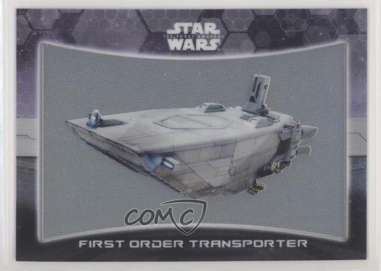 2016 Topps Star Wars: The Force Awakens Chrome First Order Transporter #3 g7i