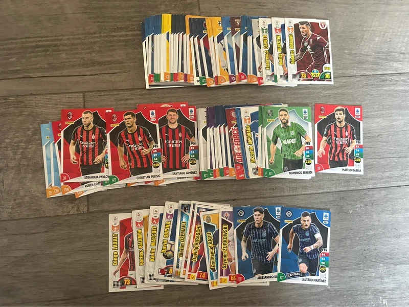 110 cards panini tutte differenti