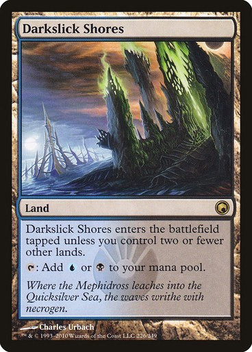 MTG - Darkslick Shores - Scars of Mirrodin - Magic the Gathering
