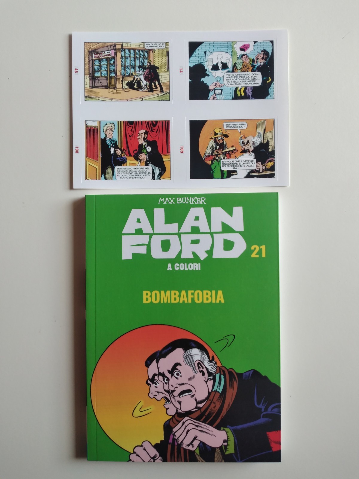 ALAN FORD  a Colori  n.21  c/Figurine  Gazzetta dello Sport   EDICOLA !!  Rif. 1