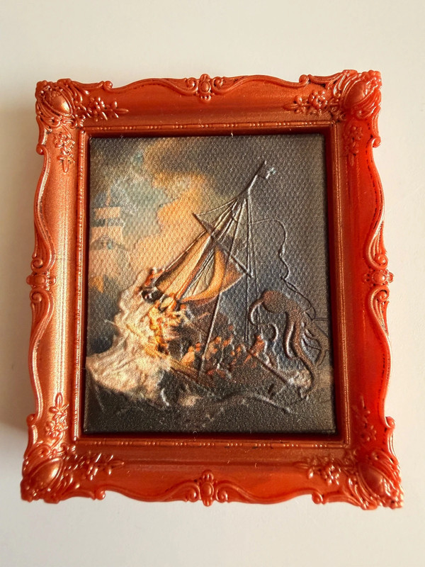Mini Brands Masterpieces - The Storm On The Sea (with Octopus) - Rembrandt