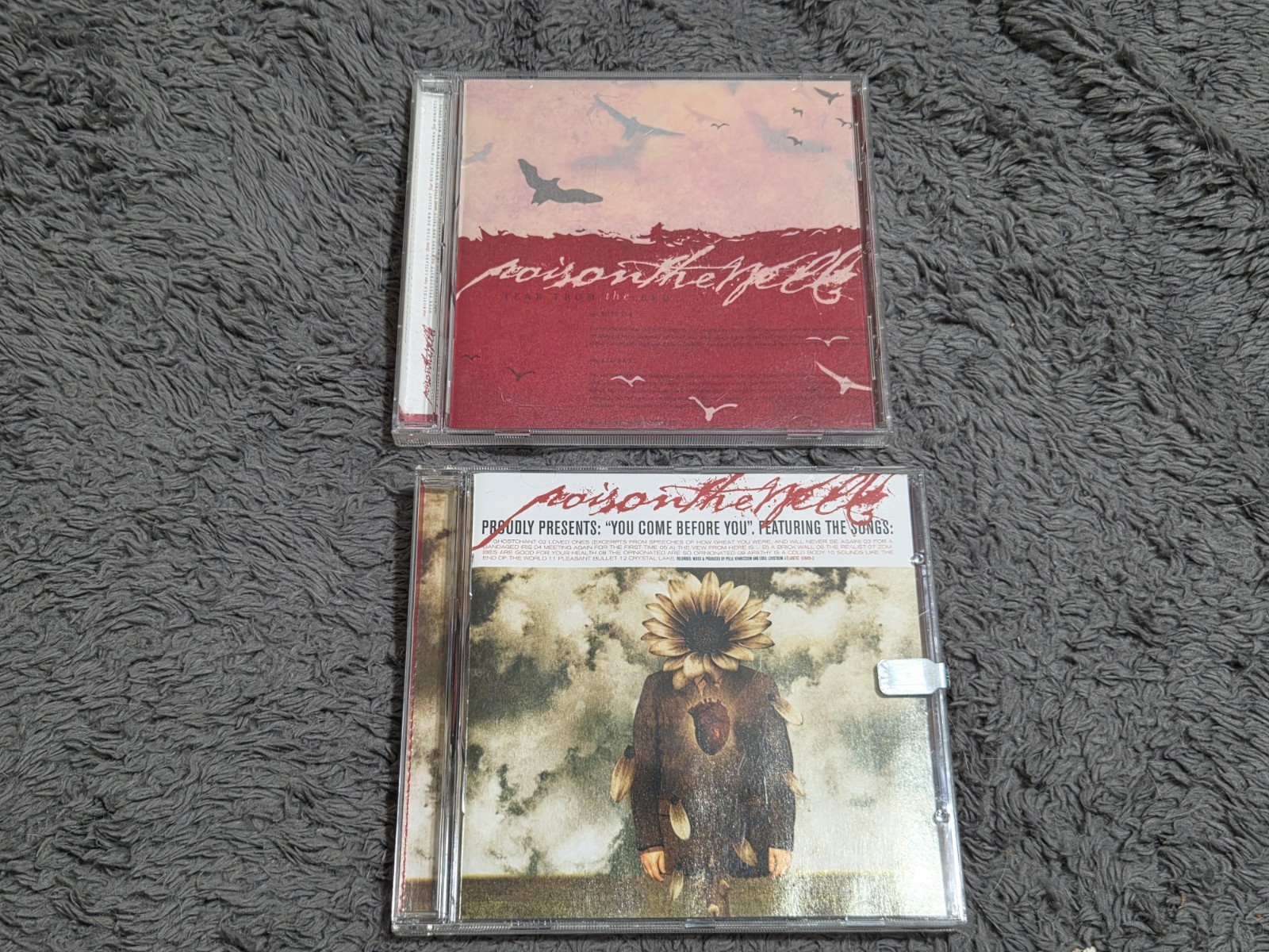Poison the Well CD Lot–Tear from the Red & You Come Before You Metalcore Nu Mtl