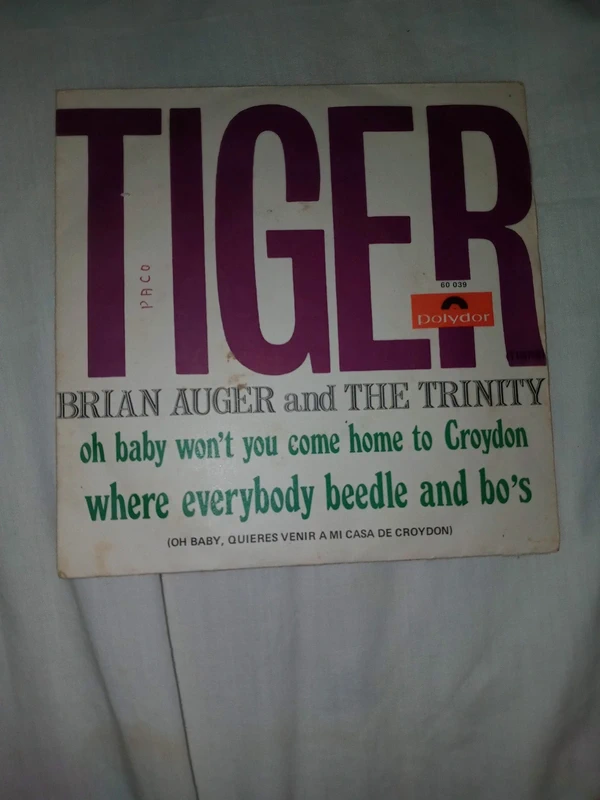 Disco vinilo Tiger antiguo