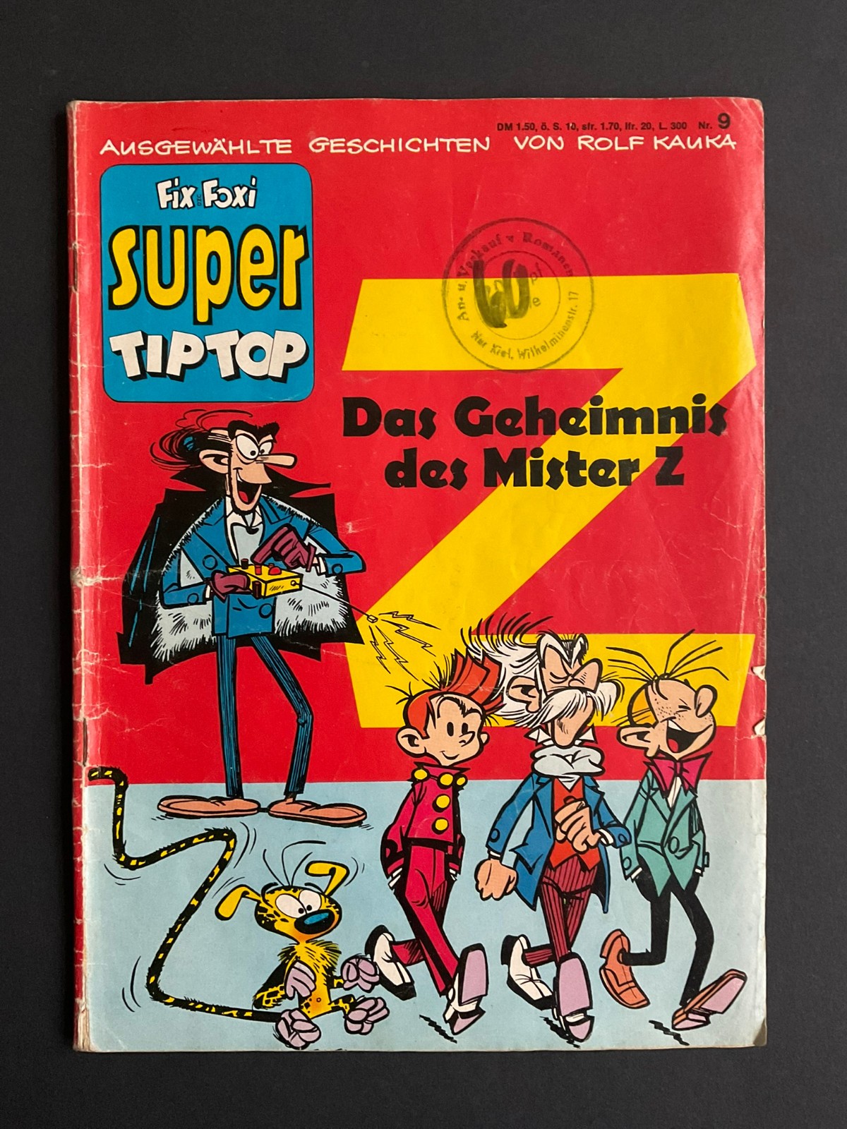 SUPER TIP TOP, n.9, Pit e Pikkolo (Spirou e Fantasio), GEVACUR 1968