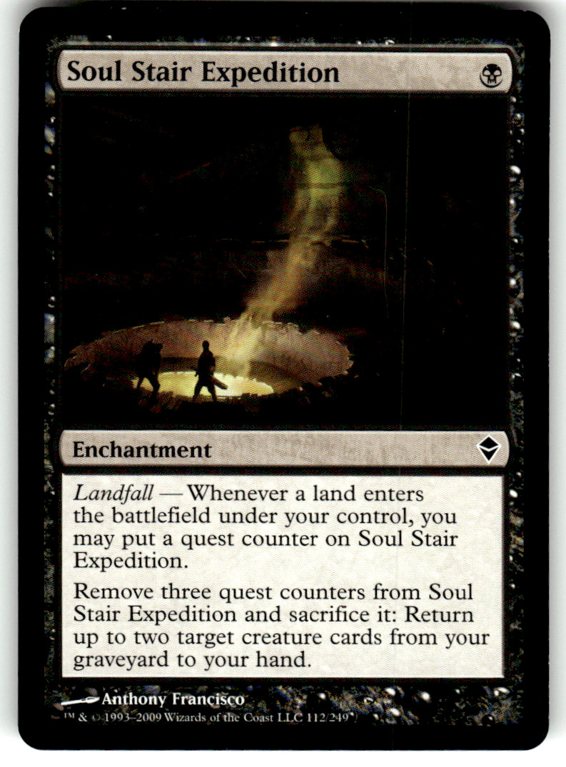 Soul Stair Expedition Zendikar 112 C Magic: The Gathering quasi nuovo