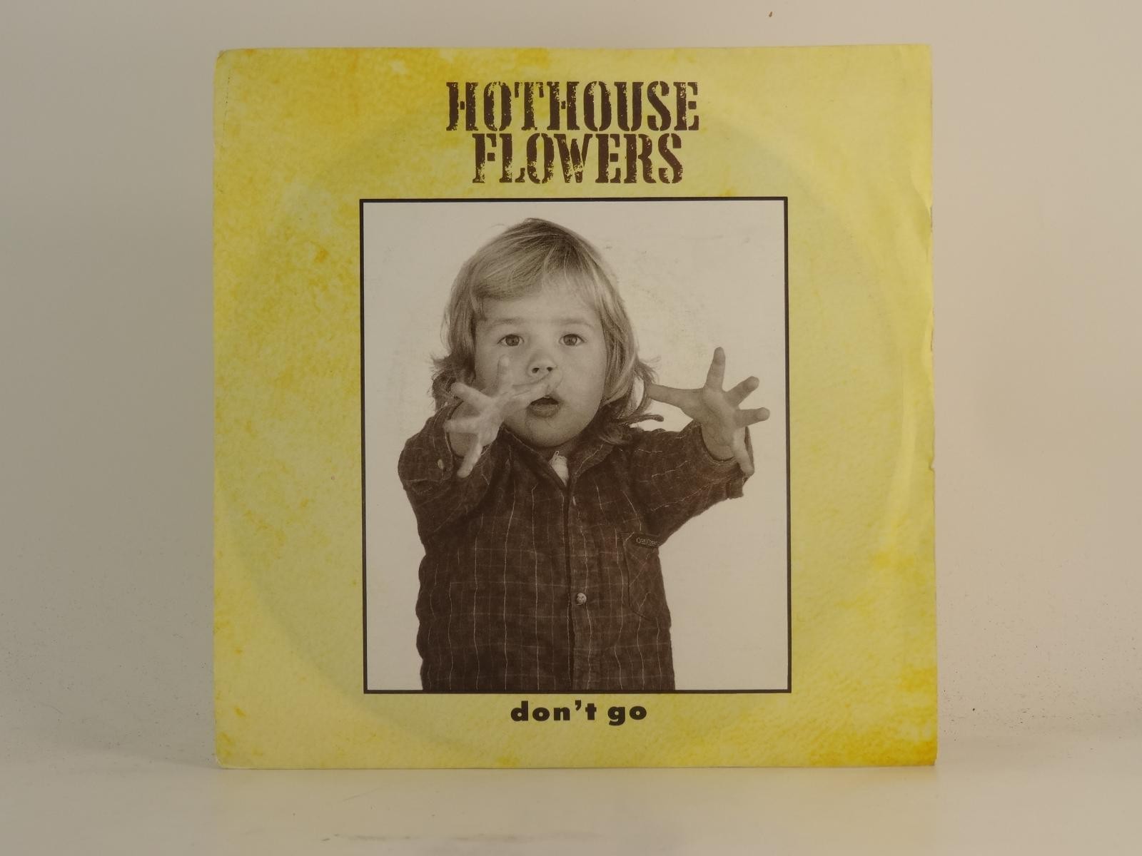 HOTHOUSE FLOWERS DON'T GO (5) (78) 2 Track 7" Single plus Picture Sleeve LONDON