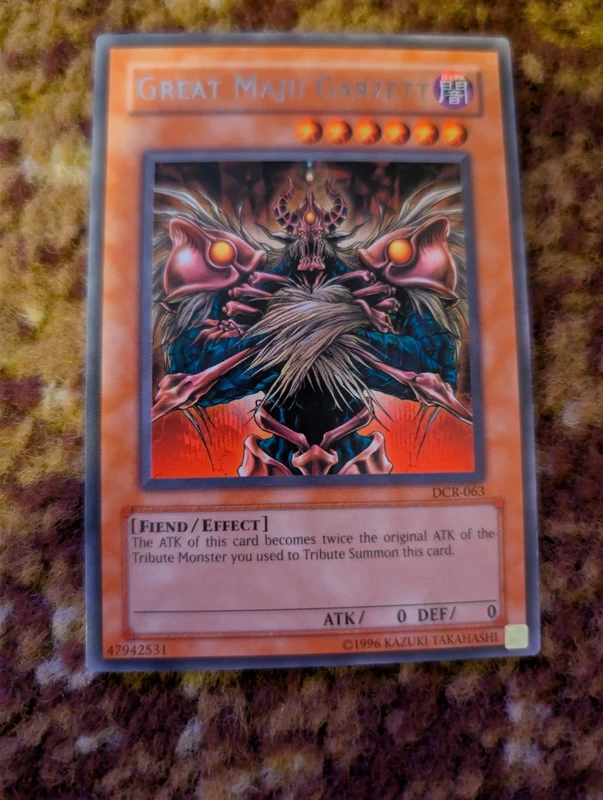 Yu-Gi-Oh! - Great Maju Garzett - DCR-063 - Rara Unlimited ENG Vintage Goat