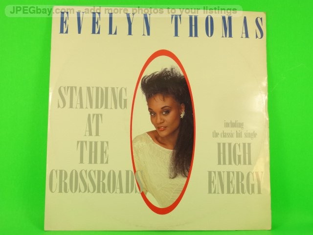 EVELYN THOMAS STANDING AT THE CROSSROADS (468) 2 Track 12" Single plus Picture S