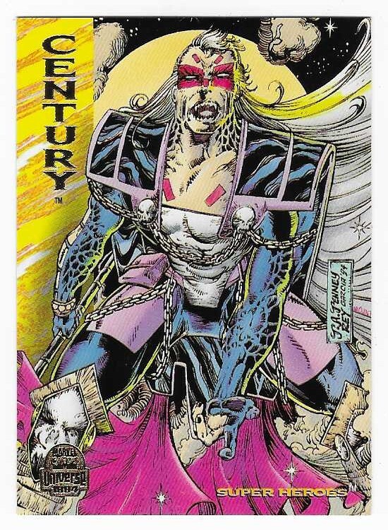 Carta Fleer Marvel Universe 1994 #160 Super Heroes Century Force funziona