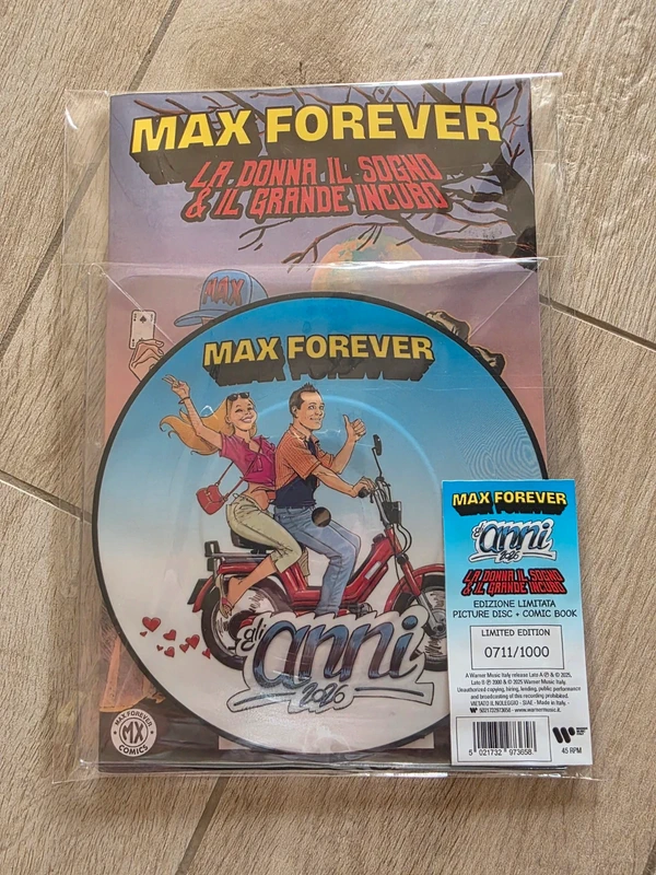 883 Max Pezzali Forever LP Picture Disc Vinile Gli Anni 2026
