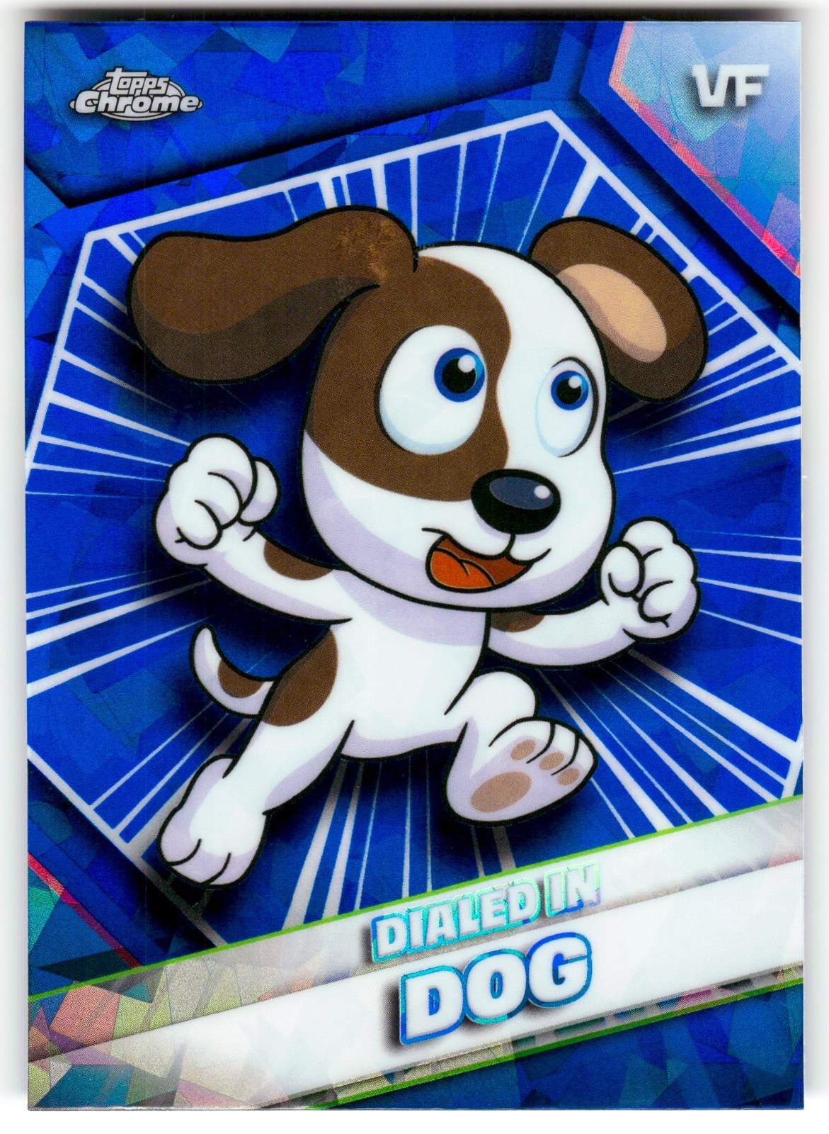 Dialed In Dog VeeFriends 2026 Topps Chrome Sapphire Card