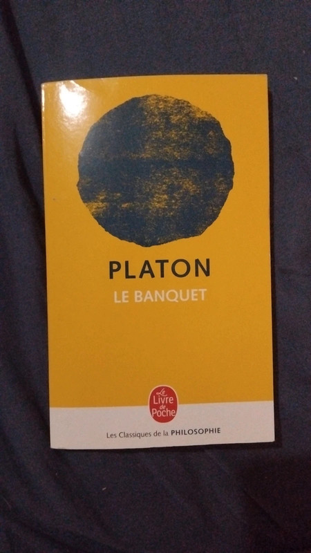 Livre de poche, "le banquet" de Platon