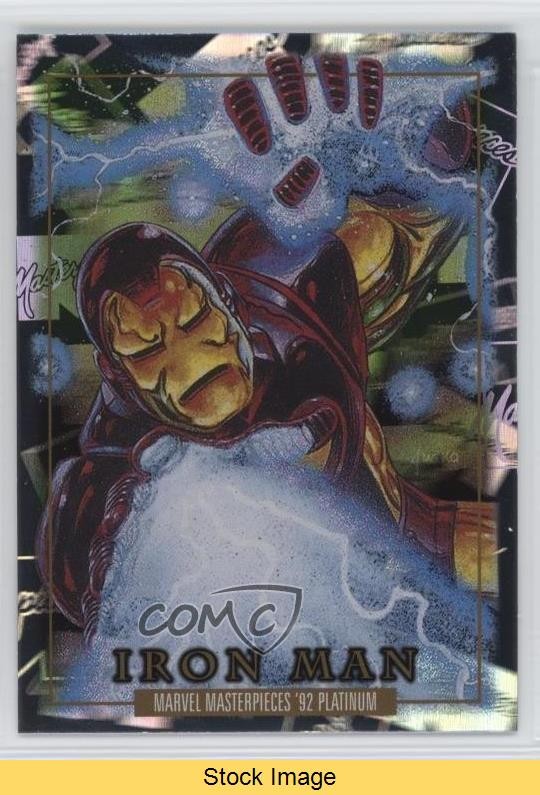 2024 Upper Deck Marvel Masterpieces '92 Holofoil Iron Man #38 LEGGI 0qw3