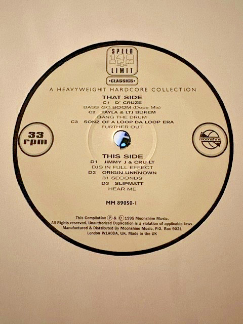 Origin Unknown - 31 Seconds / LTJ Bukem & Tayla - Bang The Drum 12" Jungle Vinyl