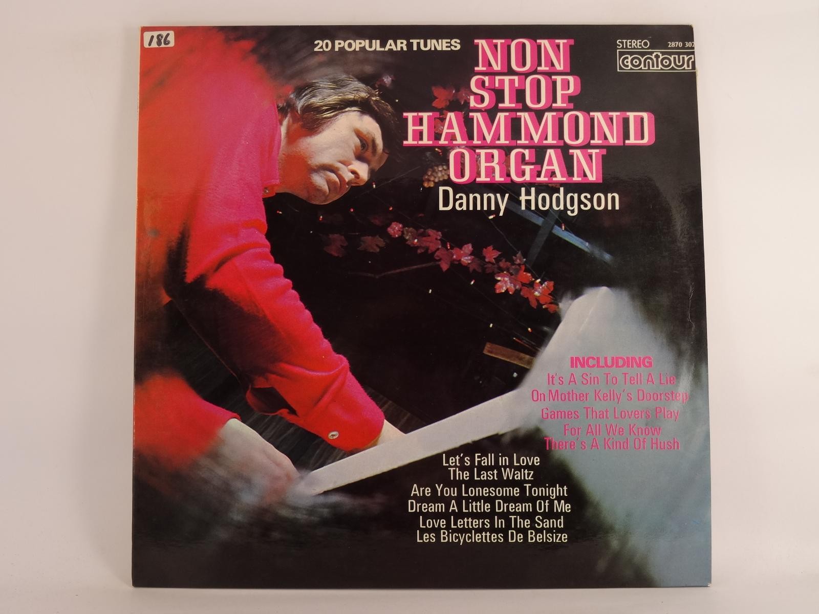 HODGSON,DANNY NON STOP HAMMOND ORGAN (A) LP CONTOUR