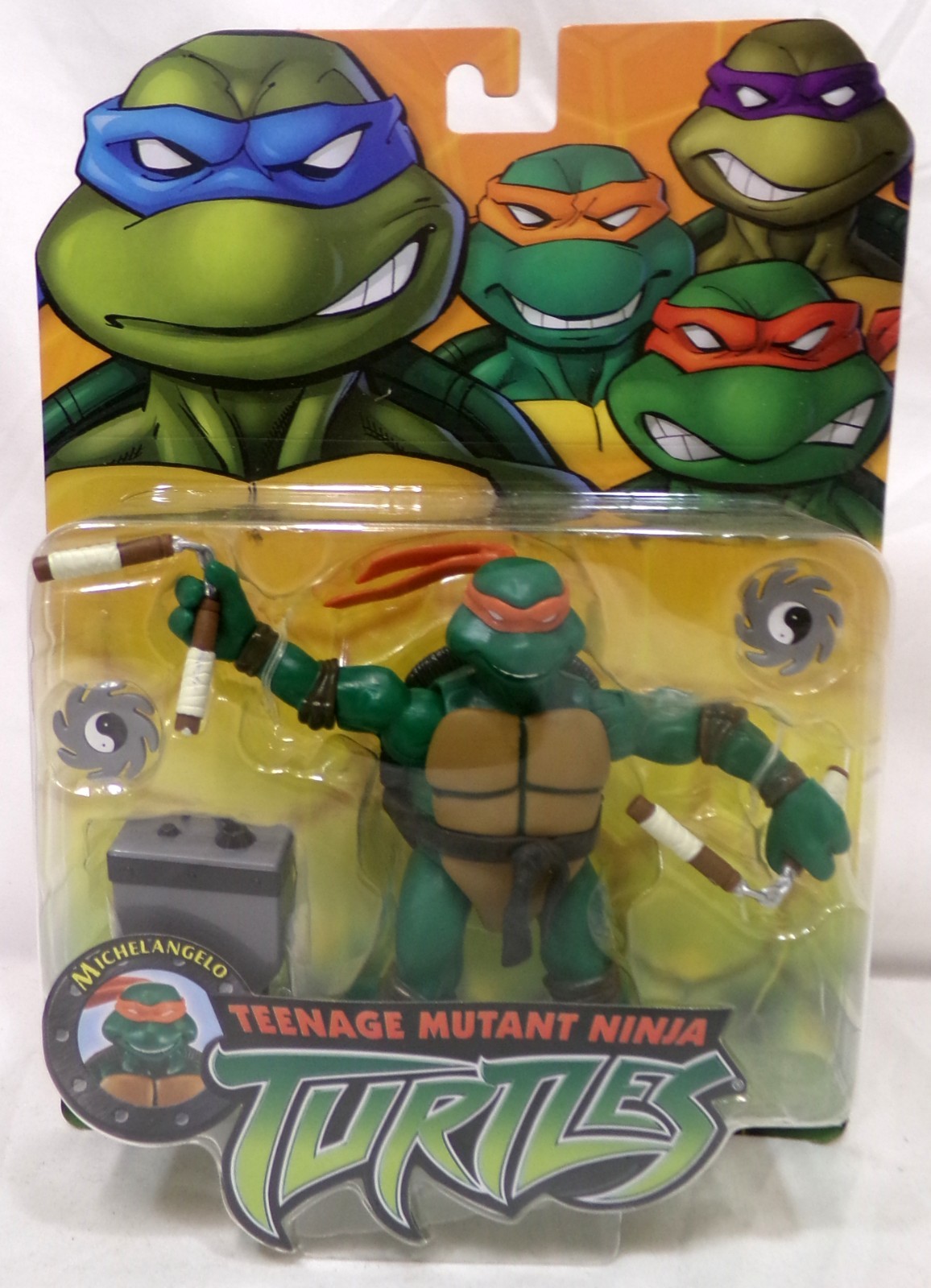 2023 Playmates TMNT 2003 Reissue Michelangelo Action Figure 4,5" Nuovo Sigillato