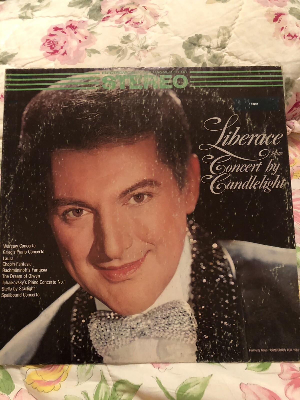 Liberace Plays Concert By Candlelight Columbia LP Vinyl Record