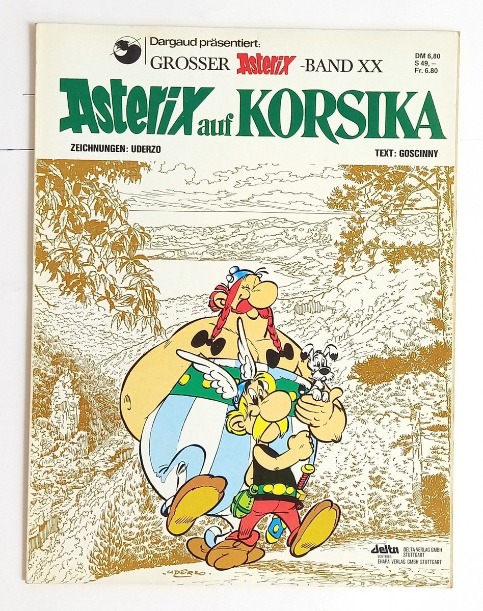 Asterix in Corsica - Grande Asterix Volume XX - Fumetto - Vintage