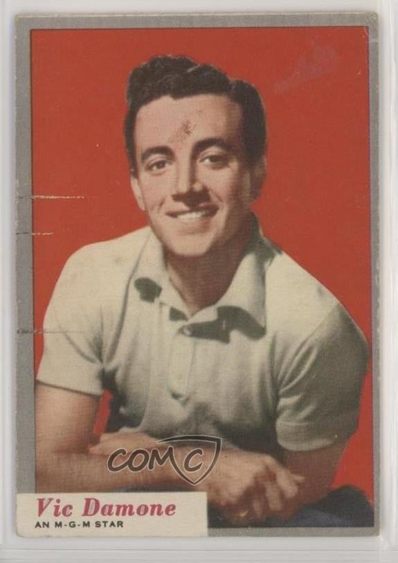 1953 Topps Who-Z-At Star? Vic Damone #56 0o9