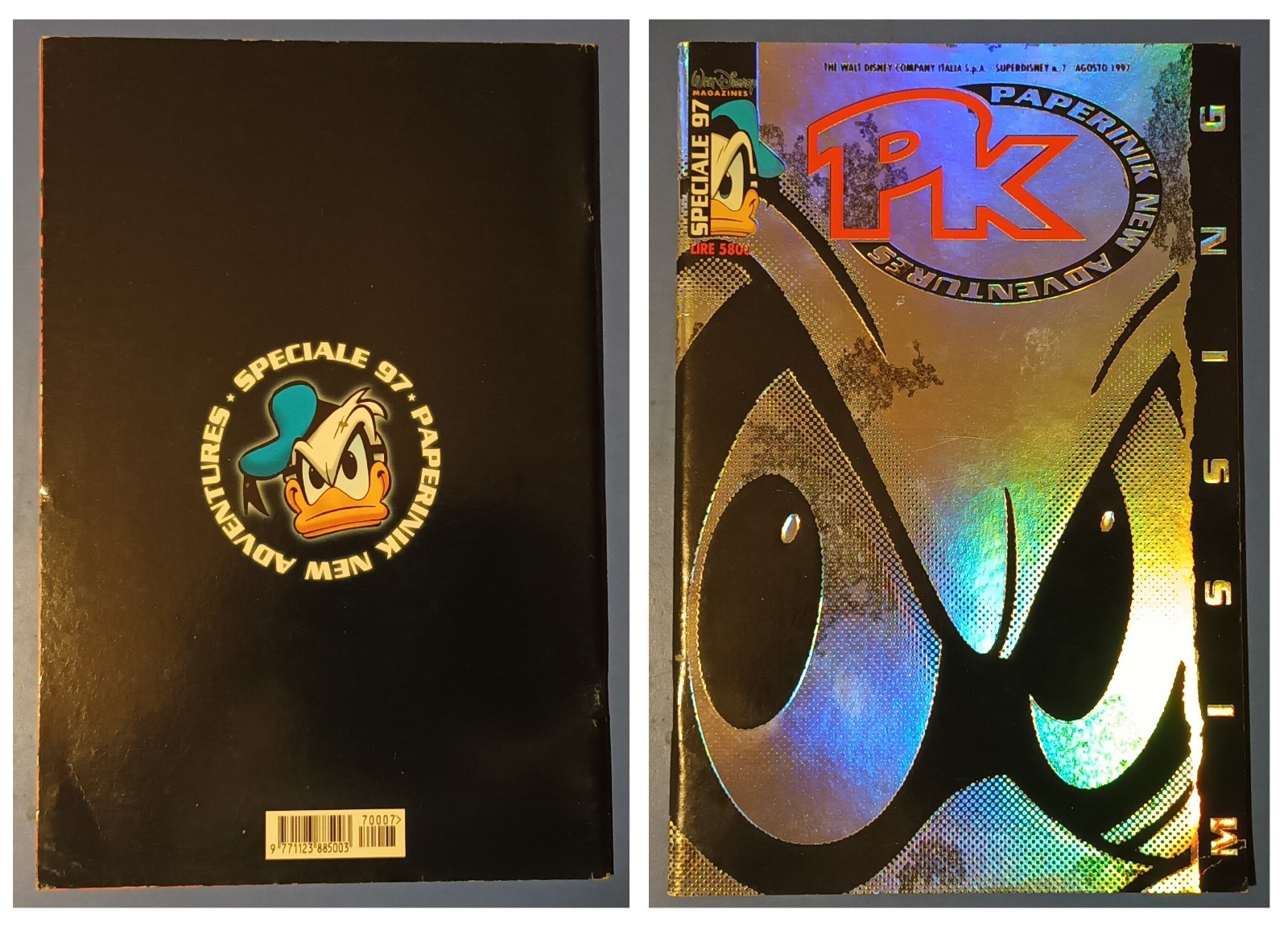 PKNA speciale 97 1997, PK New Adventures Paperinik Pikappa, Missing