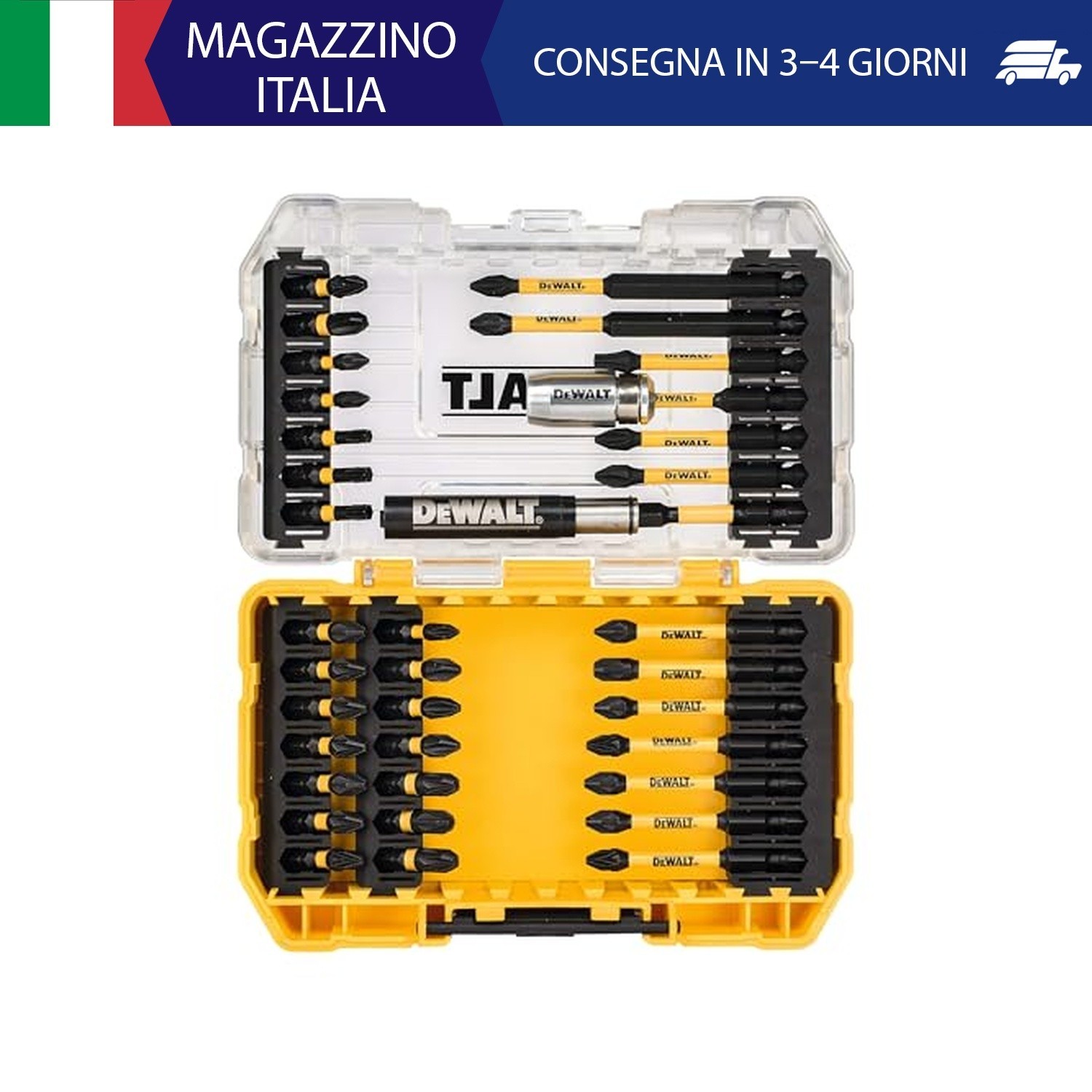 DEWALT EXTREME FlexTORQ Set di avvitatori da 37 pezzi, DT70731T-QZ