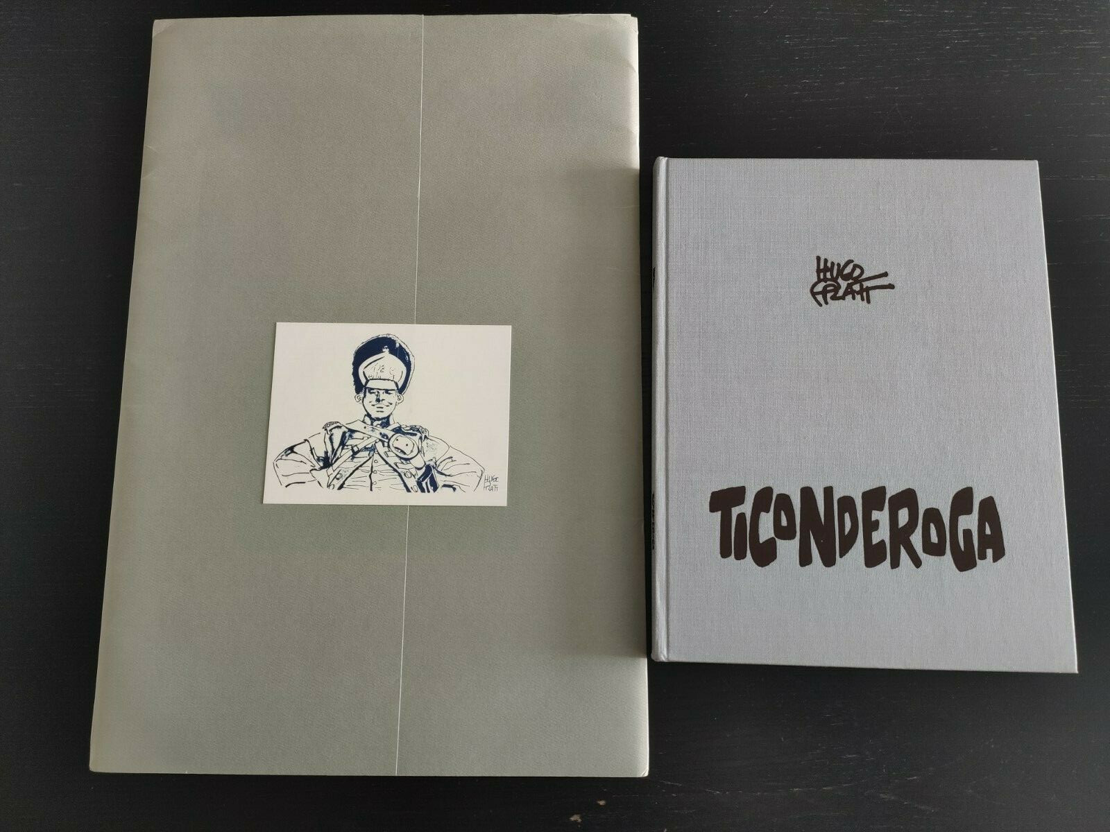 Hugo Pratt ✳️ TICONDEROGA Portfolio & Album TL/N° à 10 ex - N° VI/X - EO 1987