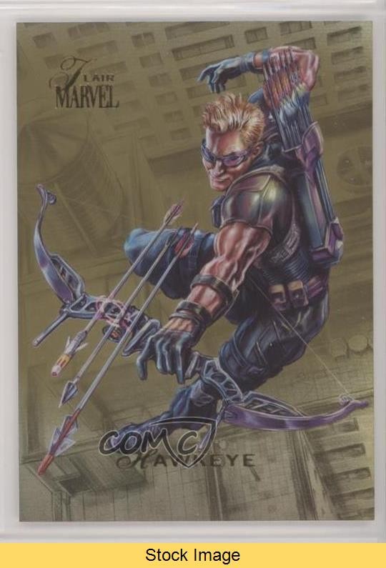 2023 Flair Marvel Gold Hawkeye Jonathan Koelsch #19 LEGGI 1gv9