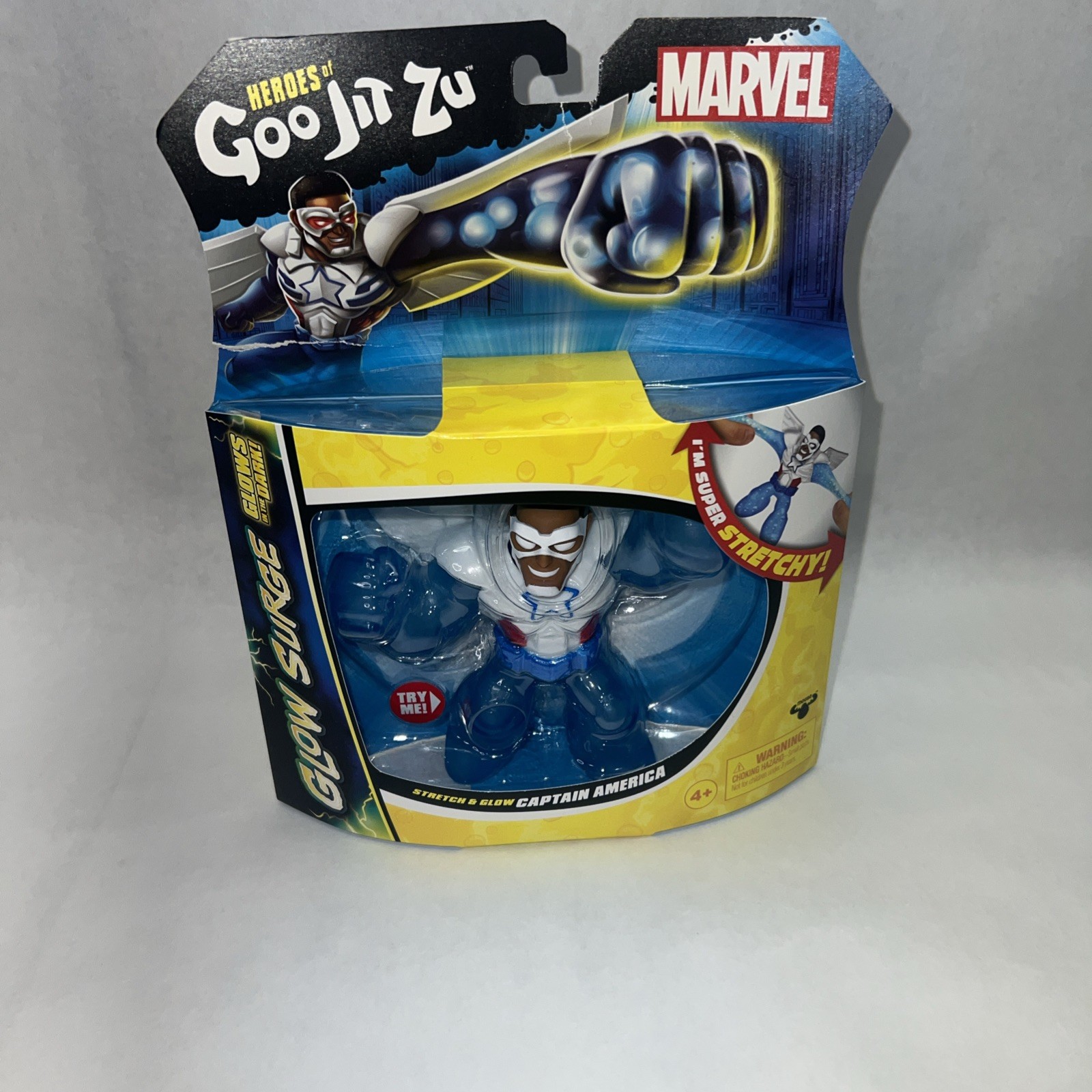 Heroes of Goo JIT Zu Glow Surge, Stretch and Glow Sam Wilson, Super Stretchy Goo