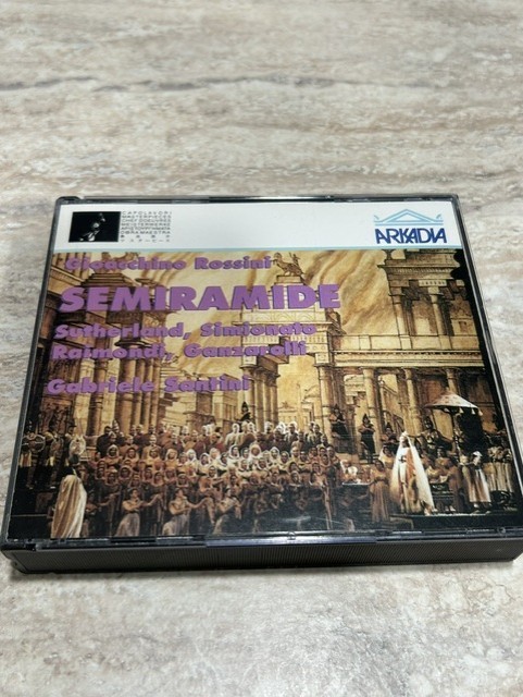 Duplo Rossini Semiramide Sutherland, Simionato Santini CD