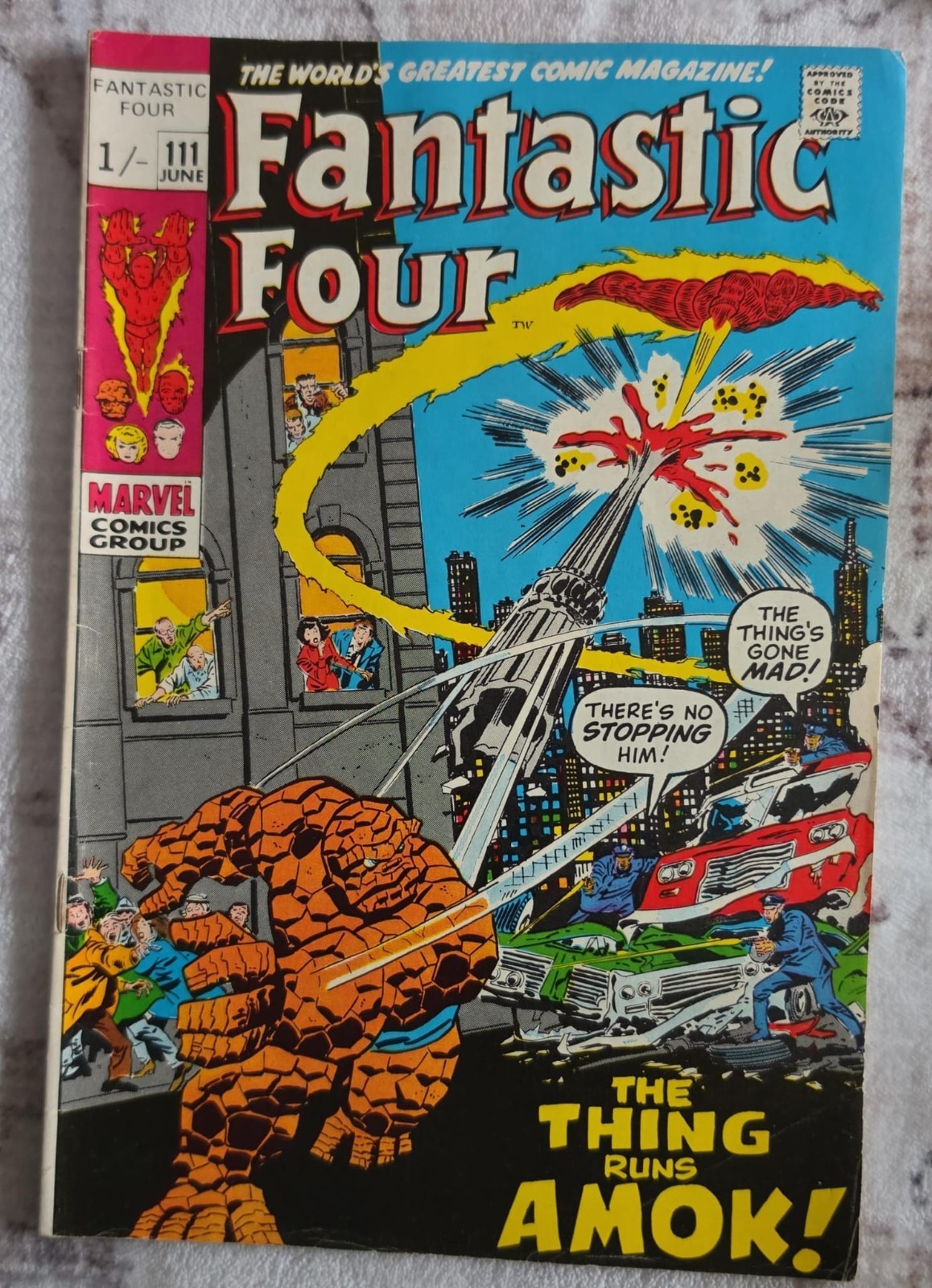 FANTASTIC FOUR #111 (1961) FINE MARVEL SCARCE