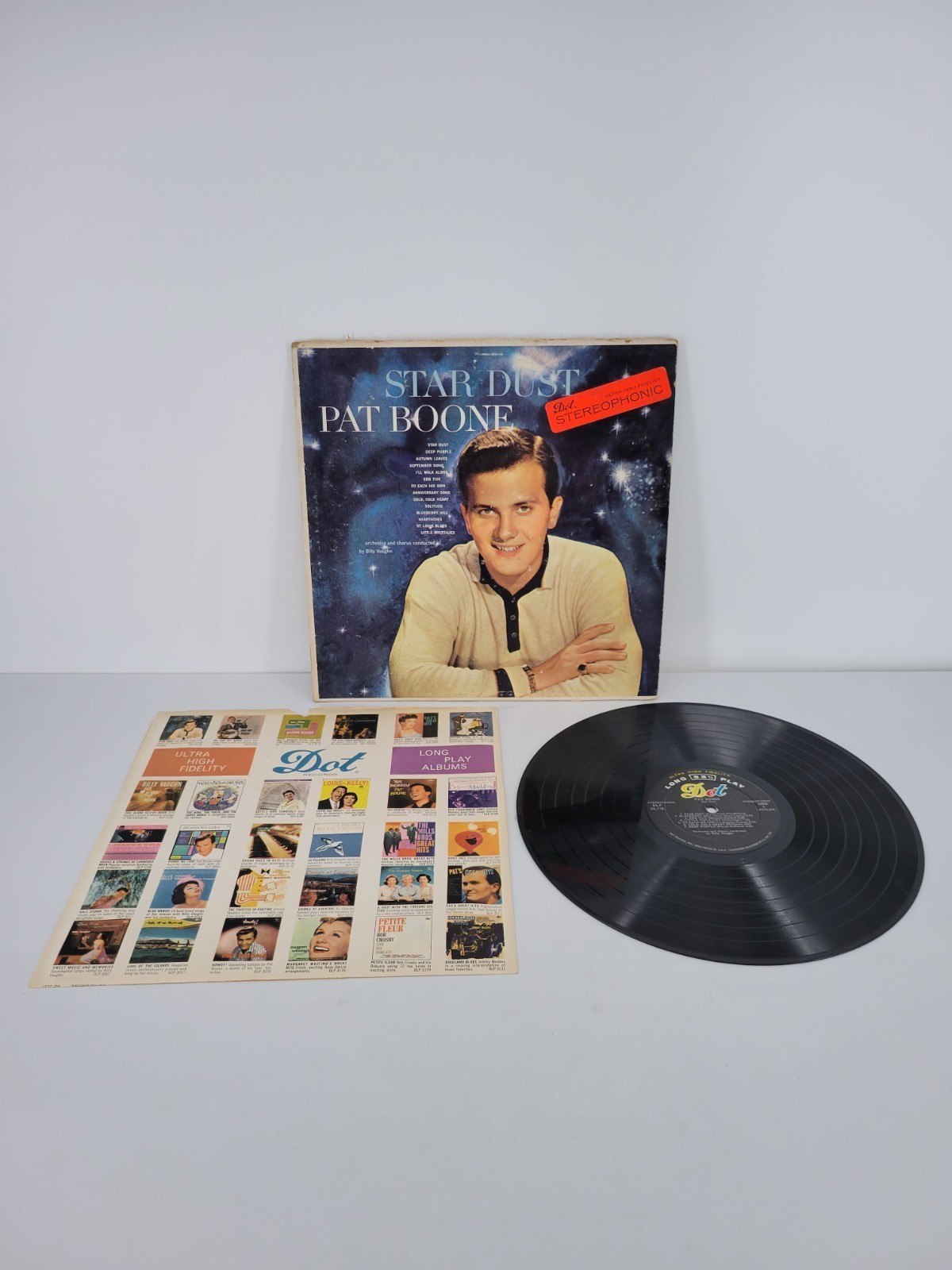 Vintage Pat Boone Stardust Dot Records Vinyl LP Album