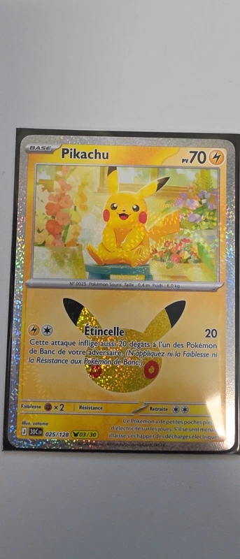 Pikachu  30 ans