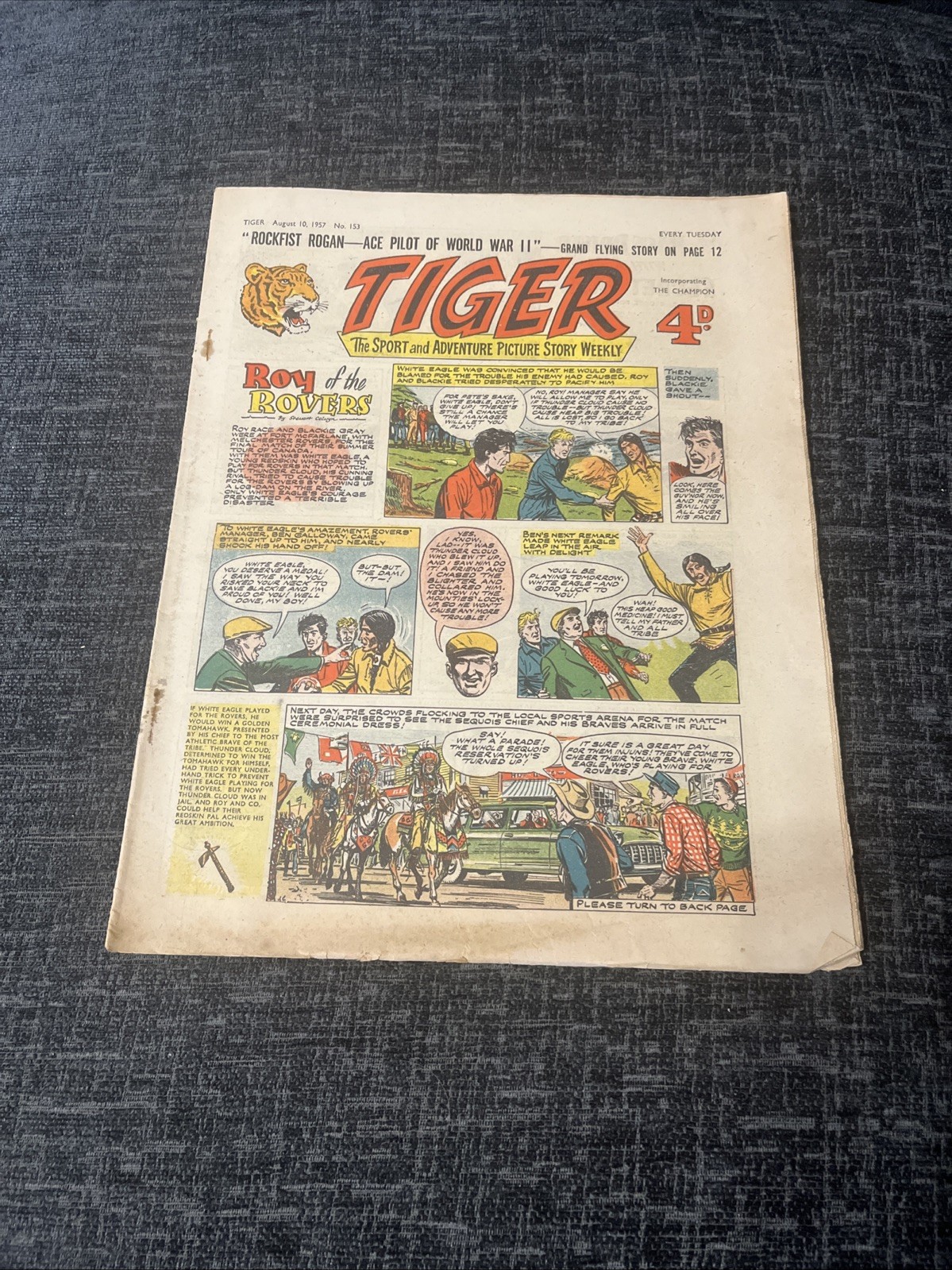Tiger Comic - #153 - 10 August 1957