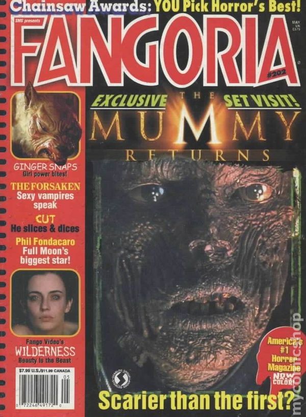 Fangoria 1° Serie #202 VG 2001 Basso Grado
