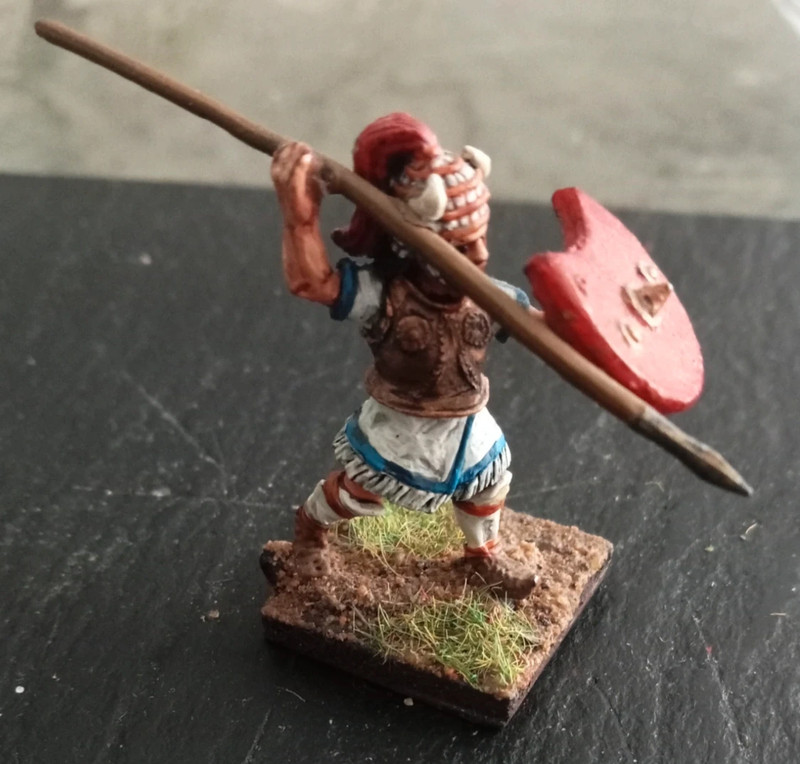 Figurine 25 mm en plomb wargame foundry la guerre de Troie
